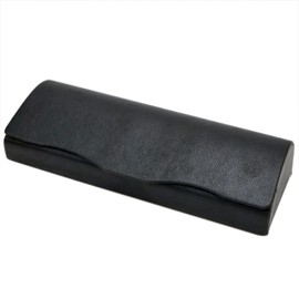 Tccase HY-8100-2 Eyeglass Case, Black, Semi-Hard, Magnetic