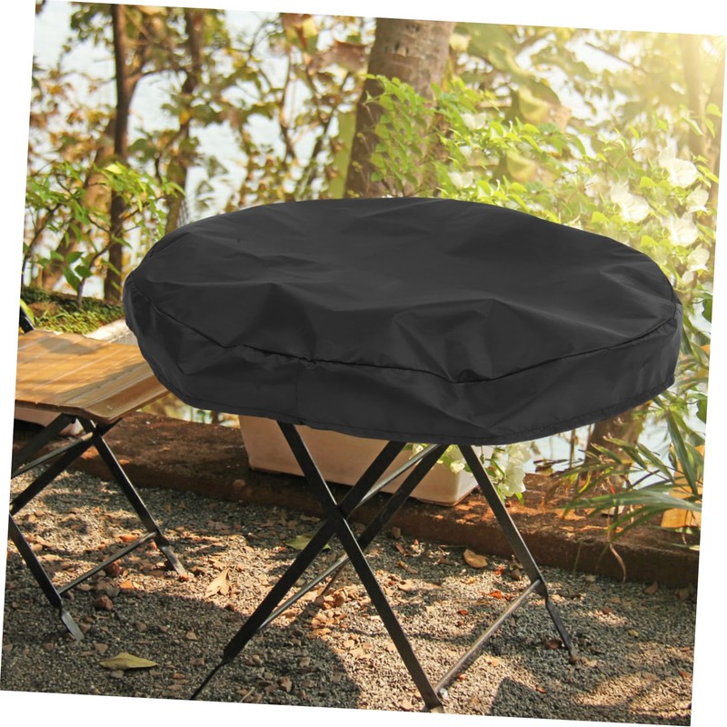 Levemolo Outdoor Round Fire Pit Cover Heavy Duty BBQ Grill
