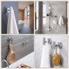 Towel Hooks, Wall Hanging Hooks, 304 Stainless Steel, Washroom, Bathroom,