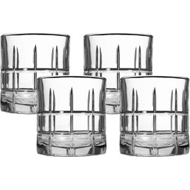 Anchor Hocking Manchester Drinking Glasses (4-Pieces, 10.5-ounce, dishwasher safe)