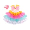 Star Twinkle Pretty Cure Style Colorful Ruffle Dress