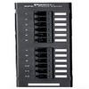 Panduit DP125E88TGY Category-5E 12-Port Flat Punchdown Patch Panel, Black