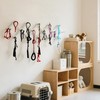 SKOLOO Accordion Wall Hanger with 16 Hooks, Modern Expandable Coat