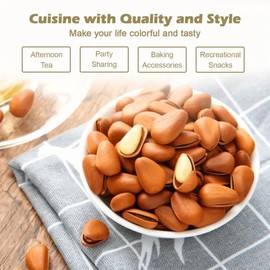 Original Flavor Open Pine Nuts Snacks, Pine Nuts Dry Fruit With Shell 200g/7oz, Original Pine Nut, Easy Opening开口松子