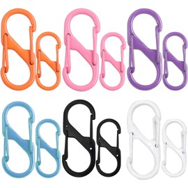 12 Pack Colorful Zipper Locks with Carabiner Clip - Small Lock for Luggage and Backpacks, Theft Deterrent Travel Locks, Zipper Clips Anti Theft, Bag Lock for Traveling Bags and Handbags