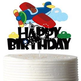 Decoración para tartas de avión