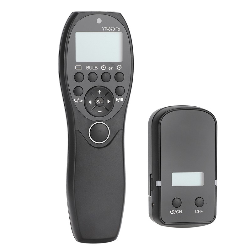YouPro YP-870/E3 Ⅱ Wireless Timing Shutter Release Remote Control LCD