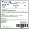Turmeric with Black Pepper – 60 Vegan Capsules – 600mg