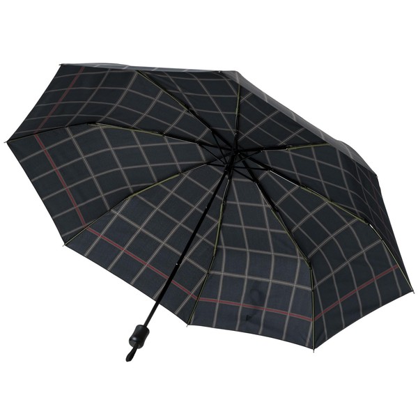 Sugihara SKO65433CH Folding Umbrella, Mini Color Glass Ribs, Check, 25.6