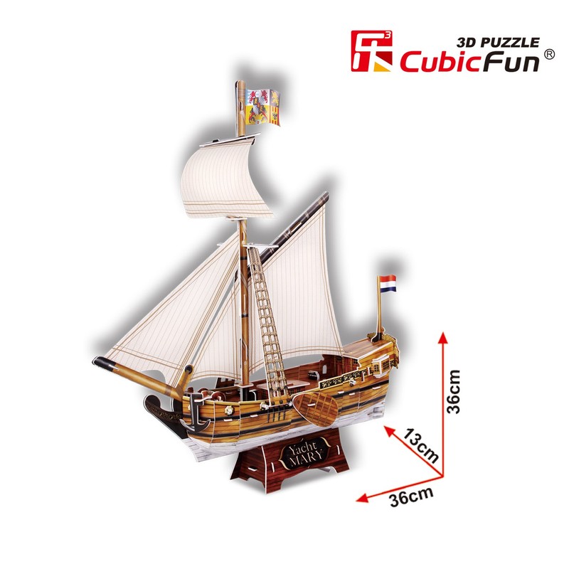 CubicFun Rompecabezas 3D YACHT MARY 83Pz