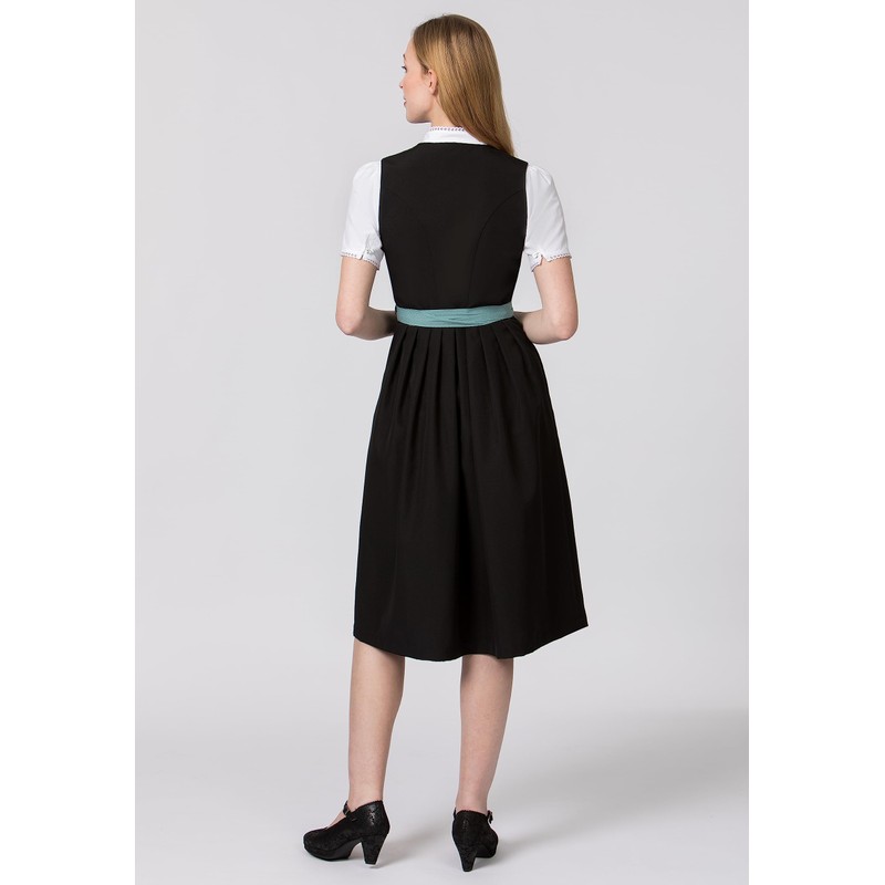Stockerpoint Women's Molina Midi Dirndl Apron, Petrol, 40-44
