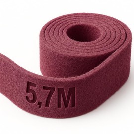 Sensylectra Schleifvlies Rolle 10cm*5.7m Korn 320,Vielseitiges Schleifpapier,Schleifschwamm für Holz, Metall, Edelstahl,Geeignet zum Polieren, Schleifen, Reinigen und Entrosten