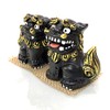 Okinawa Souvenir Lion Head Figurine Mini Pair for Entrance Rakuten