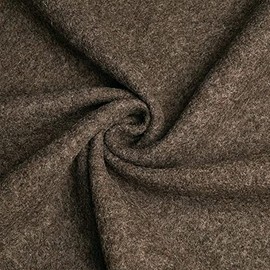 Fabian - Cooking Wool/Knitting Loden - High-Quality Wool Loden Made of 100% Virgin Wool - 20 Colours (per Metre, Taupe)