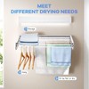 APEXCHASER Wall Mounted Clothes Drying Rack, Foldable Laundry Rack Folding,
