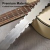 QOOWFEANIG Guitar Neck Notched Straight Edge with String Action Ruler