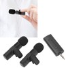 Wireless Lavalier Microphone Portable Noise Cancelling Professional Lapel Mic for