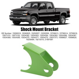 Rear Upper Shock Mount Repair Bracket 15250557 Green Shock Absorption Noise Reduction Replacement for Silverado 1500 2500