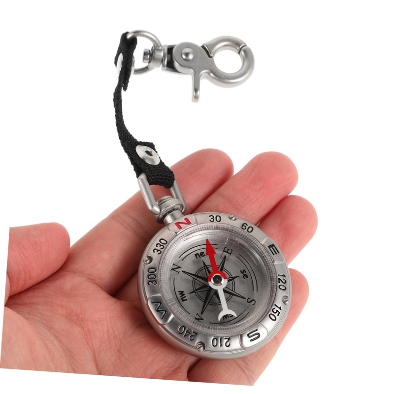 WHAMVOX Climbing Tool Compass Keyring Portable Digital Compass Outdoor Accessory
