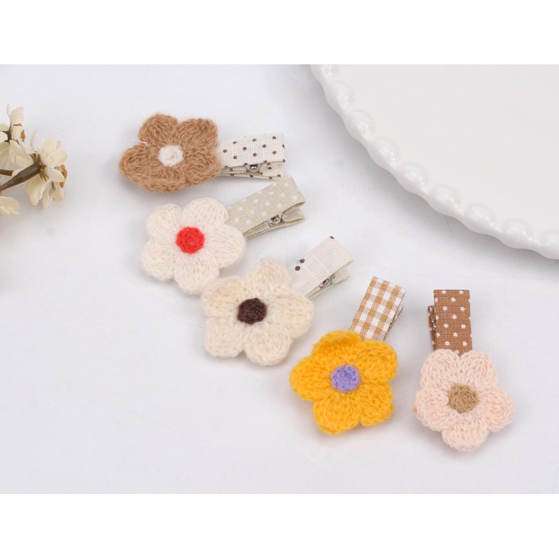 BIANHUAN 赤ちゃん ベビー ヘアピン 子供 ヘアクリップ 5点セット (Aセット)