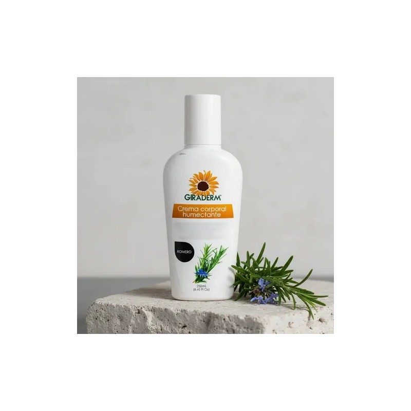 Crema Corporal Con Romero Natural Premium 250 Ml