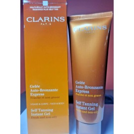 CLARINS SELF TANNING INSTANT GEL, Fresh and Non Oily, 4.5oz NIB