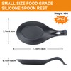 Spoon Rest for Stove Top, 3 Pack Small Silicone Spoon