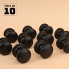 The Woodbury Lane 10 Pack Cabinet Knobs, Bun Drawer Pulls