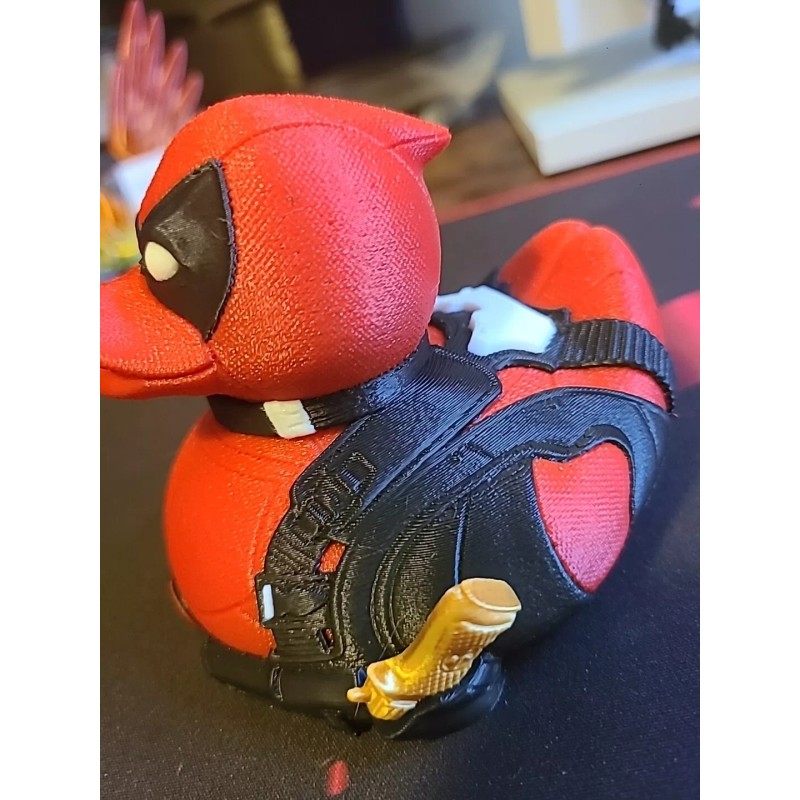 Marsala3D Deadpool Duck 3D Printed Large Size Jeep Duck Plastic