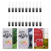 Angoily 20pcs Garden Flag Clip Party Flag Stopper Plastic Garden