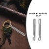 BESPORTBLE 2pcs Hook Opener Titanium Heavy Key Bottle Keychain Equipment
