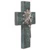 Dicksons Bless Our Family Floral Turquoise 10 Inch Decorative Wall