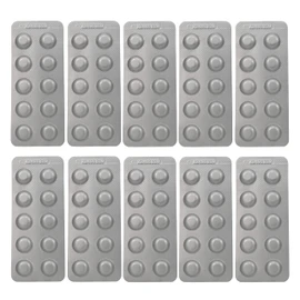 HAF® DPD No1 Rapid Test Tablets for Shake Testers Accurate Chemical Determination of Free Chlorine and Bromine Value Quality: Made in Germany Pack of 10 Blister Packs of 10 Tablets