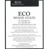 ECO Wood Stain 5 Gallon Black Covers 700 SQ FT