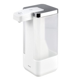 ELPA ESD-09MS Hand Soap Dispenser, White, Mist Type, 16.9 fl oz (500 ml) Tank, Automatic, Waterproof, Can Be Used Up To The End, Just Remove The Lid And Pour
