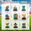 9 PCS Football Party Honeycomb Centerpieces, Oiuyamn 3D Football Decorations