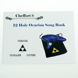 Cheffort 12 Hole Ocarina - Legend of Zelda Alto C with Protective Bag
