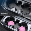 MEAJOO 2-Piece Car Cup Holder Insert – 2.75 Inch Non-Slip
