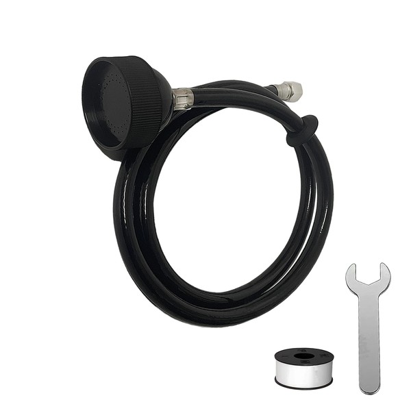 Shampoo Bowl Hose and Sprayer, Salon Spray Head with Rubber