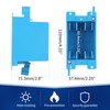 XIUTE 1-Gang PVC Old Work Electrical Outlet Box,Living Hinges and