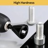 EZONEDEAL Deburring External Chamfer Tool Bit Remove Cutter Quick Release