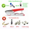Gaobige Coax Cable Crimper Tool Kit, rg6 rg59 Coaxial Compression