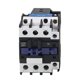 NOVOCE Contactor Contactors CJX2-3201 32A NC 3- Phase DIN Rail Mount Electrical Power Contact 2 4V 36V 110V 220V 380V Industrial Electrics (Color : Ac36v)