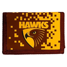 AFL Hawthorn Hawks Team Logo Supporter Wallet