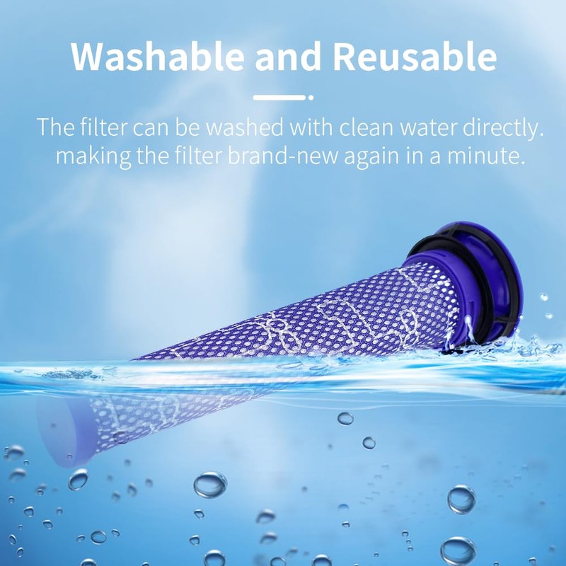 Neutop Washable Pre-Motor Filter Replacements Compatible with Dyson DC58 DC59