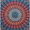 Bless International Indian hippie Bohemian Psychedelic Peacock Mandala Wall hanging