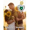 Seiyang Sunflower Necklace 925 Sterling Silver You Are My Sunshine