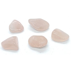 Rose Quartz Small Tumble Stone - 5 Pc