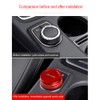 Asudaro Multimedia Button Cover for Interior Centre Console iDrive Car
