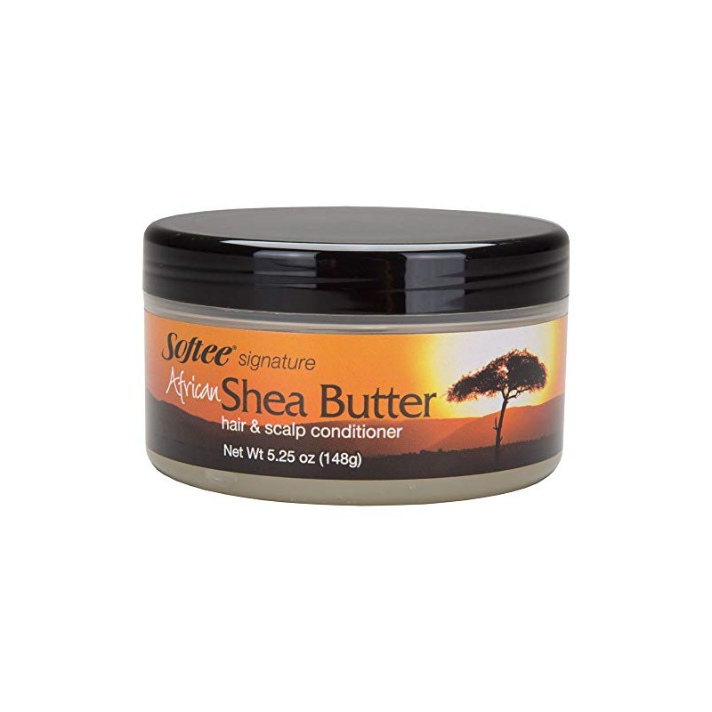 Softee African Shea Butter Hair And Scalp Conditioner 5.25 Oz,Pack